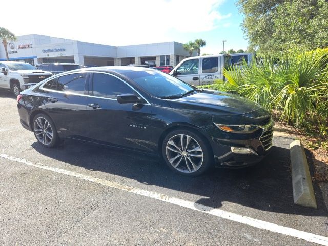Black Metallic 2021 Chevrolet Malibu Sedan Front-Wheel Drive Continuously Variable Transmission
