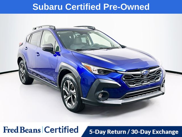Sapphire Blue Pearl 2024 Subaru Crosstrek Premium AWD SUV / Crossover All-Wheel Drive Continuously Variable Transmission