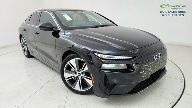 Mythos Black Metallic 2025 Audi A6 e-tron Sportback quattro Prestige Sedan All-Wheel Drive Automatic