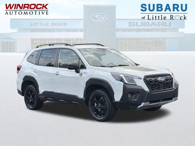Crystal White Pearl 2023 Subaru Forester SUV / Crossover All-Wheel Drive Continuously Variable Transmission