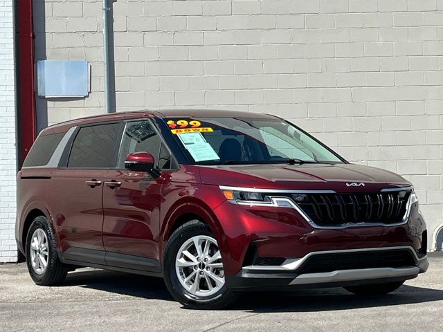 Flare Red 2024 Kia Carnival LX FWD Minivan Front-Wheel Drive 8-Speed Automatic