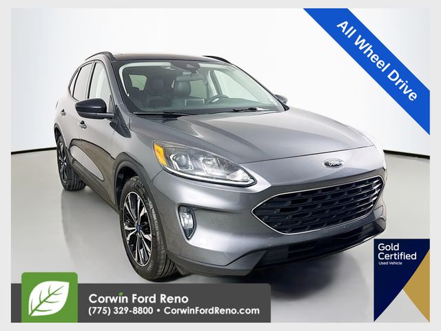 Carbonized Gray Metallic 2022 Ford Escape SEL AWD SUV / Crossover All-Wheel Drive 8-Speed Automatic