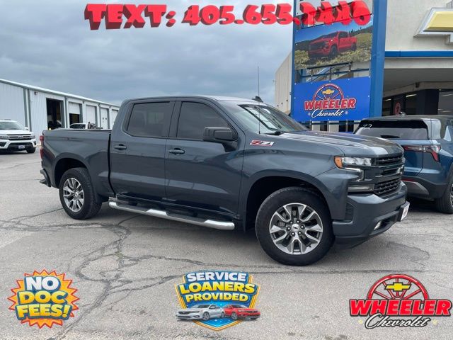 Shadow Gray Metallic 2021 Chevrolet Silverado 1500 Pickup Truck Four-Wheel Drive 8-Speed Automatic