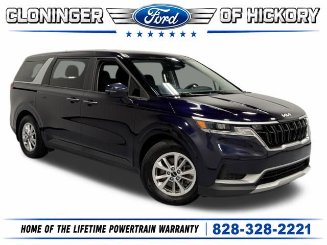 Deep Chroma Blue 2023 Kia Carnival Minivan Front-Wheel Drive 8-Speed Automatic