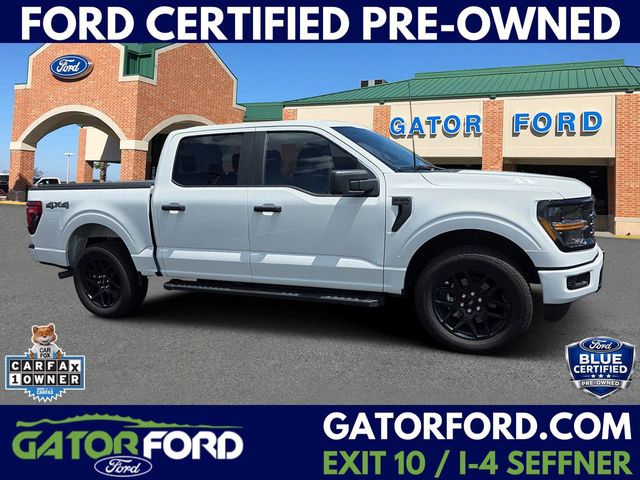 Oxford White 2025 Ford F-150 STX SuperCrew 4WD Pickup Truck Four-Wheel Drive Automatic