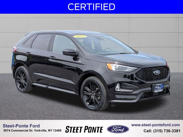Black Metallic 2023 Ford Edge SUV / Crossover All-Wheel Drive 8-Speed Automatic
