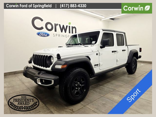 Bright White Clearcoat 2024 Jeep Gladiator Pickup Truck Four-Wheel Drive 8-Speed Automatic