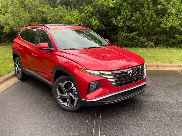 Calypso Red 2022 Hyundai Tucson SUV / Crossover All-Wheel Drive 8-Speed Automatic
