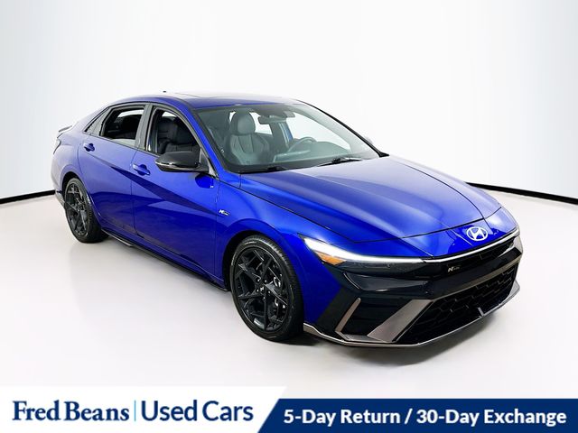 Intense Blue 2025 Hyundai Elantra N Line FWD Sedan Front-Wheel Drive 7-Speed Dual Clutch