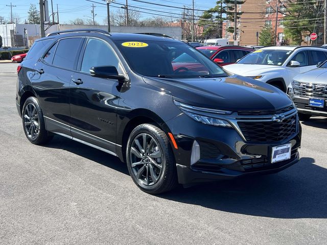 Black Metallic 2022 Chevrolet Equinox RS with 1RS FWD SUV / Crossover Front-Wheel Drive 6-Speed Automatic Overdrive
