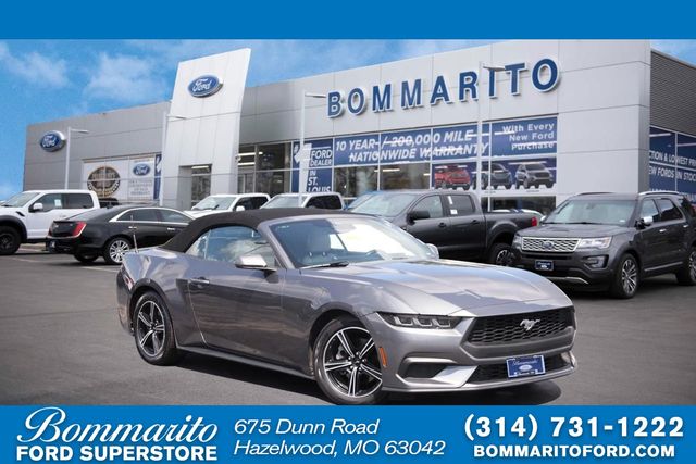 Gray Metallic 2024 Ford Mustang Convertible Rear-Wheel Drive Automatic