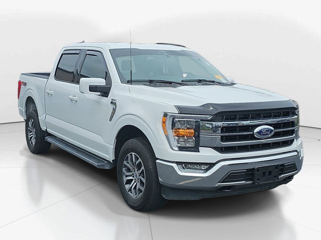 Oxford White 2021 Ford F-150 Lariat SuperCrew 4WD Pickup Truck Four-Wheel Drive Automatic