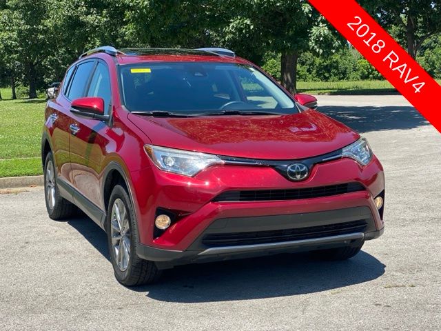 Red (Ruby Flare Pearl) 2018 Toyota RAV4 SUV / Crossover All-Wheel Drive 6-Speed Automatic