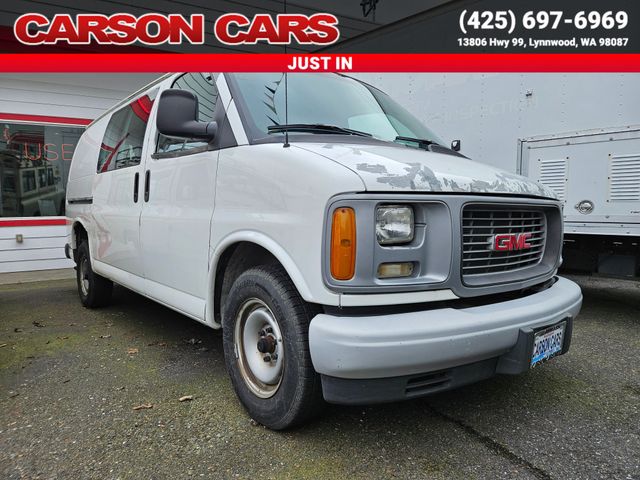 1999 White GMC Savana G2500 for Sale In Lynnwood WA - Everett WA - Seattle WA at Carson Cars Stock 36217 VIN 1GTFG25M6X1154388