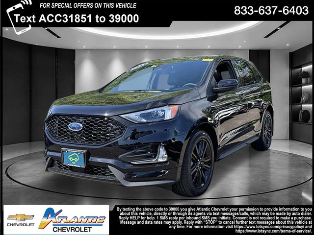 Black Metallic 2023 Ford Edge ST Line AWD SUV / Crossover All-Wheel Drive 8-Speed Automatic