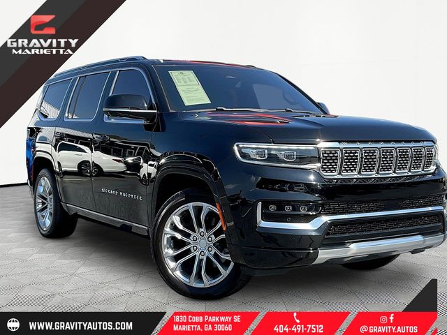 Diamond Black Crystal Pearlcoat 2022 Jeep Grand Wagoneer SUV / Crossover Four-Wheel Drive 8-Speed Automatic