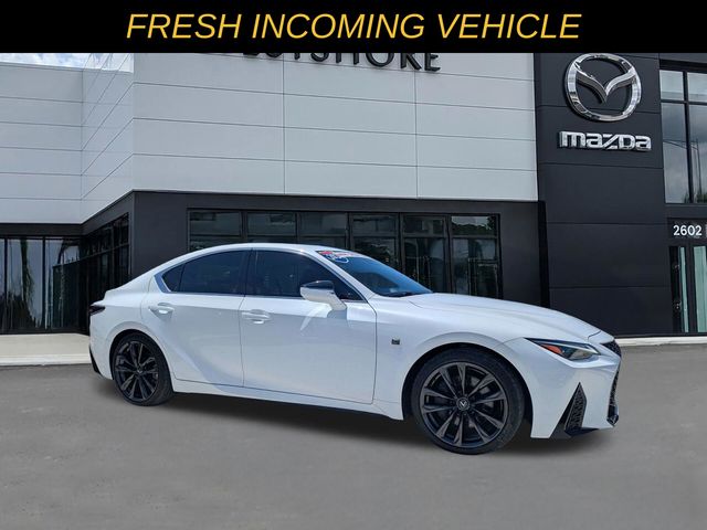 Ultra White 2024 Lexus IS Sedan Rear-Wheel Drive 8-Speed Automatic