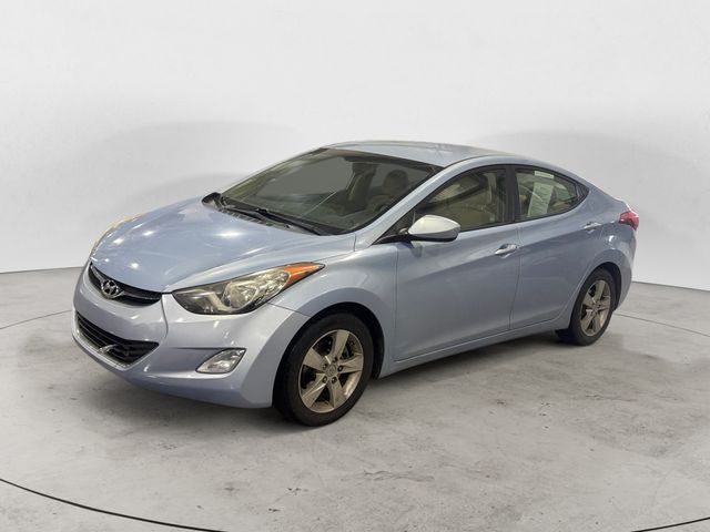 Blue Sky Metallic 2012 Hyundai Elantra GLS FWD Sedan Front-Wheel Drive 6-Speed Automatic Overdrive