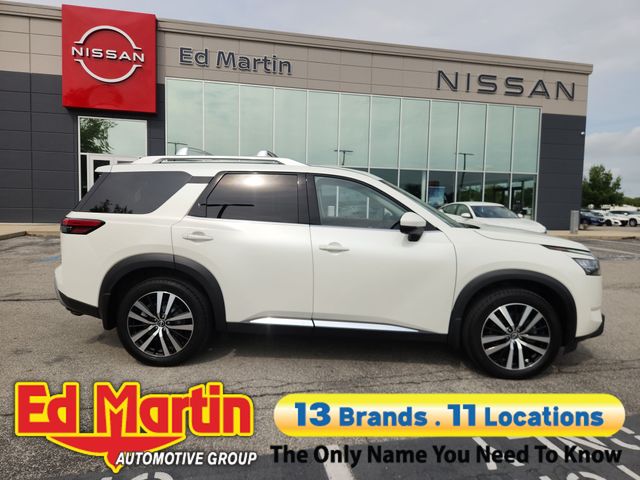 Pearl White 2024 Nissan Pathfinder SUV / Crossover All-Wheel Drive 9-Speed Automatic