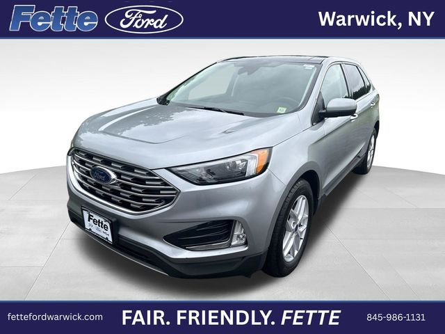 Silver Metallic 2022 Ford Edge SUV / Crossover All-Wheel Drive 8-Speed Automatic