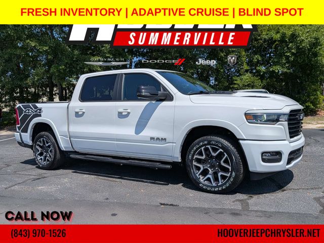Bright White Clearcoat 2025 RAM 1500 Pickup Truck Four-Wheel Drive 8-Speed Automatic