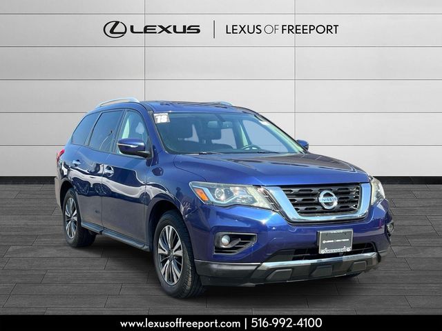 Caspian Blue 2018 Nissan Pathfinder SUV / Crossover Four-Wheel Drive Continuously Variable Transmission