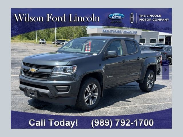 Ultra Silver Metallic 2018 Chevrolet Colorado Pickup Truck Four-Wheel Drive 8-Speed Automatic
