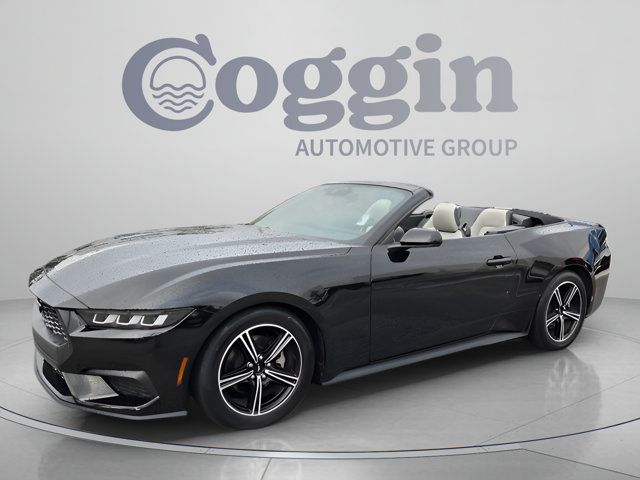 Shadow Black 2024 Ford Mustang Convertible Rear-Wheel Drive Automatic