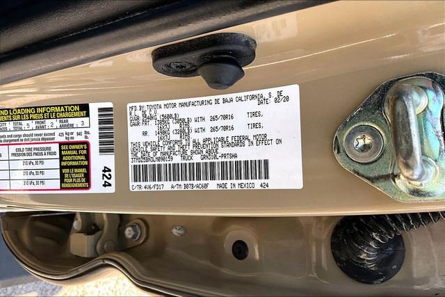 Used 2020 Toyota Tacoma TRD Off-Road 4D Double Cab