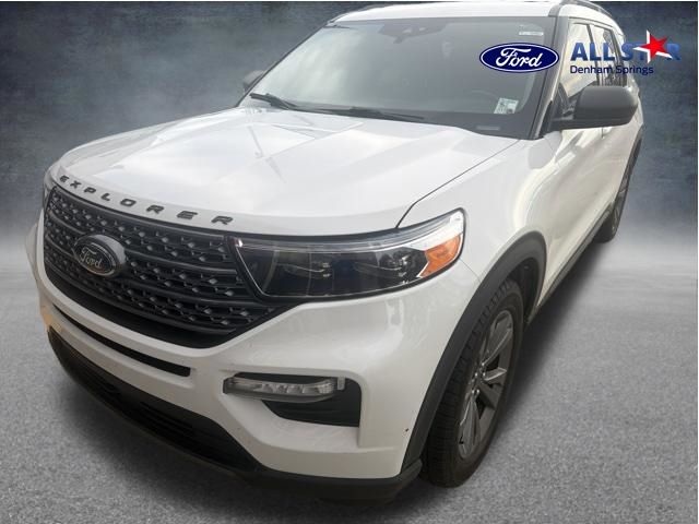 White Metallic 2021 Ford Explorer SUV / Crossover Rear-Wheel Drive Automatic
