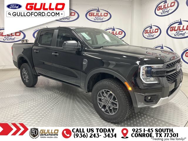 Shadow Black 2026 Ford Ranger Pickup Truck Four-Wheel Drive Automatic