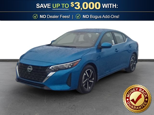 Electric Blue Metallic 2025 Nissan Sentra Sedan Front-Wheel Drive Continuously Variable Transmission