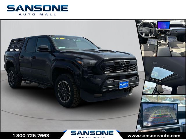 Black 2025 Toyota Tacoma TRD Sport Double Cab 4WD Pickup Truck Four-Wheel Drive 8-Speed Automatic