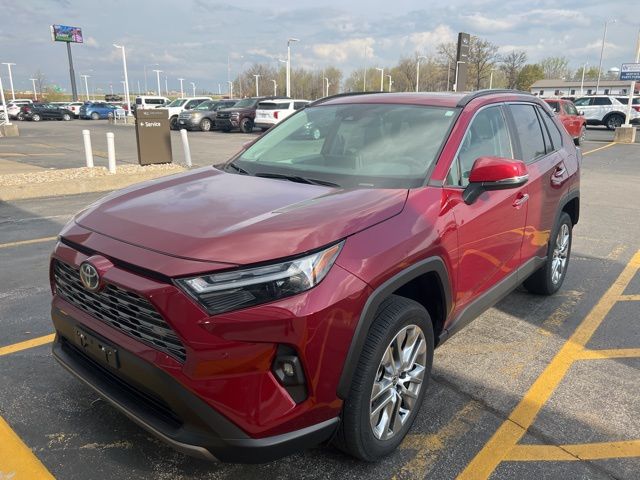 Red 2022 Toyota RAV4 Limited AWD SUV / Crossover All-Wheel Drive 8-Speed Automatic