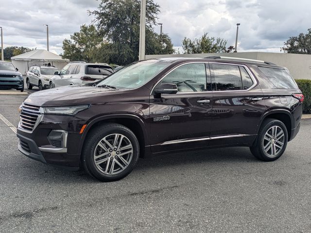 Black Cherry Metallic 2022 Chevrolet Traverse SUV / Crossover Front-Wheel Drive 9-Speed Automatic