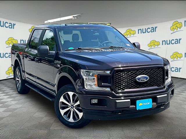 Magma Red Metallic 2019 Ford F-150 XL SuperCrew 4WD Pickup Truck Four-Wheel Drive Automatic