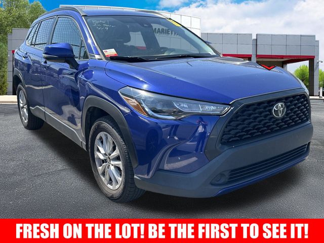 Blue Crush Metallic 2022 Toyota Corolla Cross LE FWD SUV / Crossover Front-Wheel Drive Continuously Variable Transmission