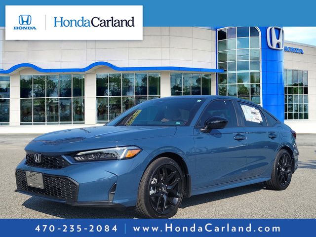 Blue Lagoon 2026 Honda Civic Hybrid Sedan Front-Wheel Drive Continuously Variable Transmission