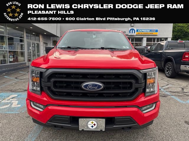 Race Red 2022 Ford F-150 Pickup Truck Four-Wheel Drive Automatic