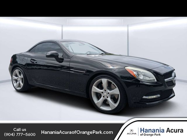 Black 2012 Mercedes-Benz SLK Convertible Rear-Wheel Drive 7-Speed Automatic