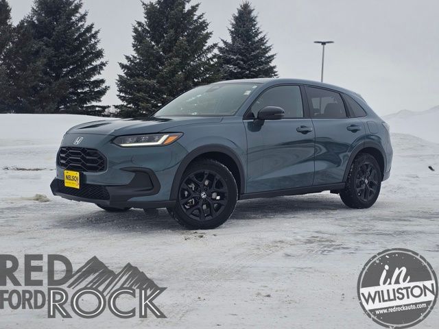 Green 2024 Honda HR-V Sport AWD SUV / Crossover All-Wheel Drive Continuously Variable Transmission