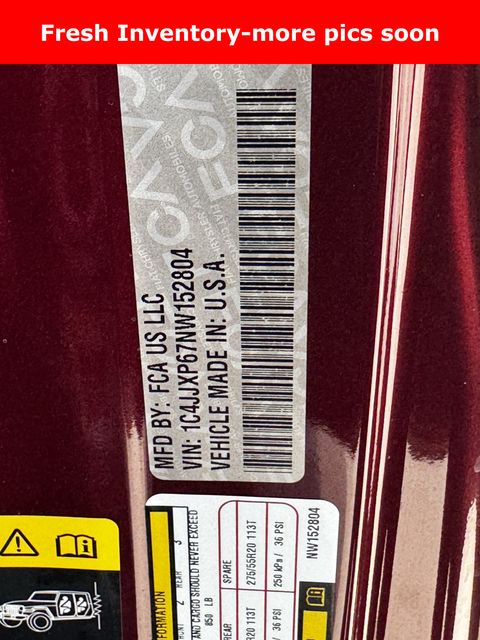 2022 Jeep Wrangler Unlimited Sahara 4xe Red at Emmons Autoplex