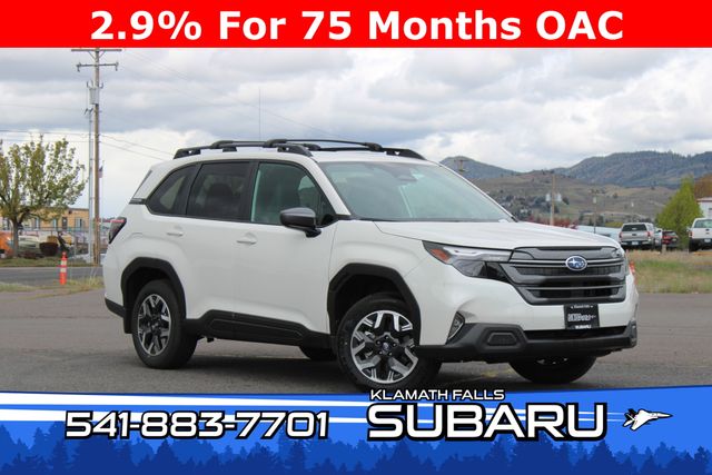 Crystal White Pearl 2026 Subaru Forester Crossover AWD SUV / Crossover All-Wheel Drive Continuously Variable Transmission
