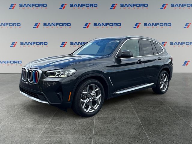 Gray (Dark Graphite) 2022 BMW X3 sDrive30i RWD SUV / Crossover Rear-Wheel Drive 8-Speed Automatic