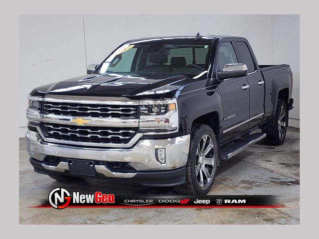 Black 2017 Chevrolet Silverado 1500 Pickup Truck Four-Wheel Drive 6-Speed Automatic Overdrive