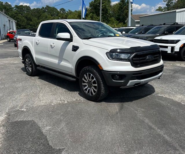 White Platinum Clearcoat 2019 Ford Ranger Pickup Truck Four-Wheel Drive Automatic