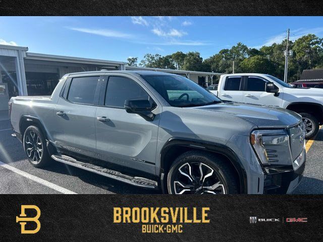 Thunderstorm Gray 2025 GMC Sierra EV Pickup Truck All-Wheel Drive 1-Speed Automatic