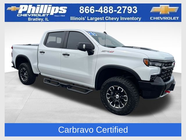 Summit White 2025 Chevrolet Silverado 1500 Pickup Truck Four-Wheel Drive Automatic