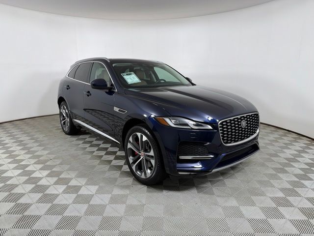 Portofino Blue 2023 Jaguar F-PACE SUV / Crossover All-Wheel Drive 8-Speed Automatic