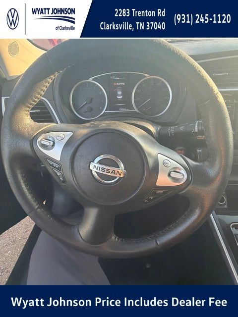 Super Black 2016 Nissan Sentra Sedan Front-Wheel Drive Continuously Variable Transmission